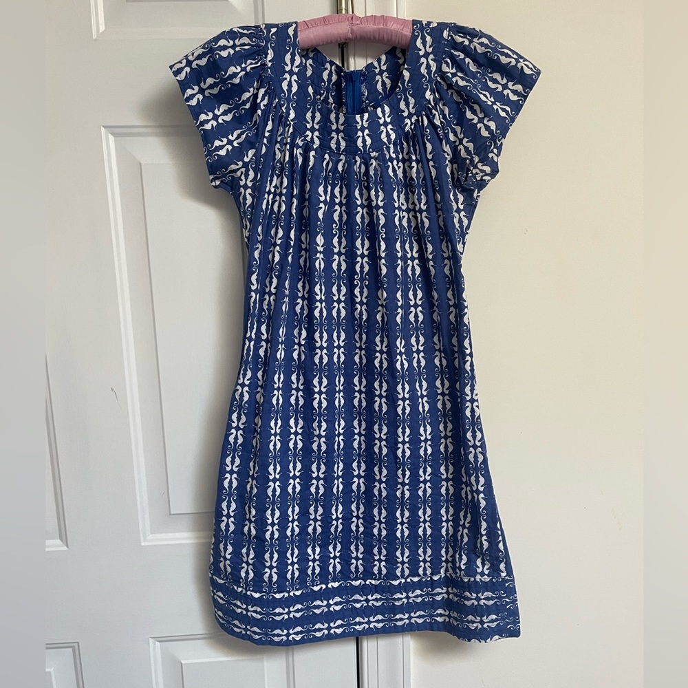 Three Islands seahorse Printed Dress sz Small